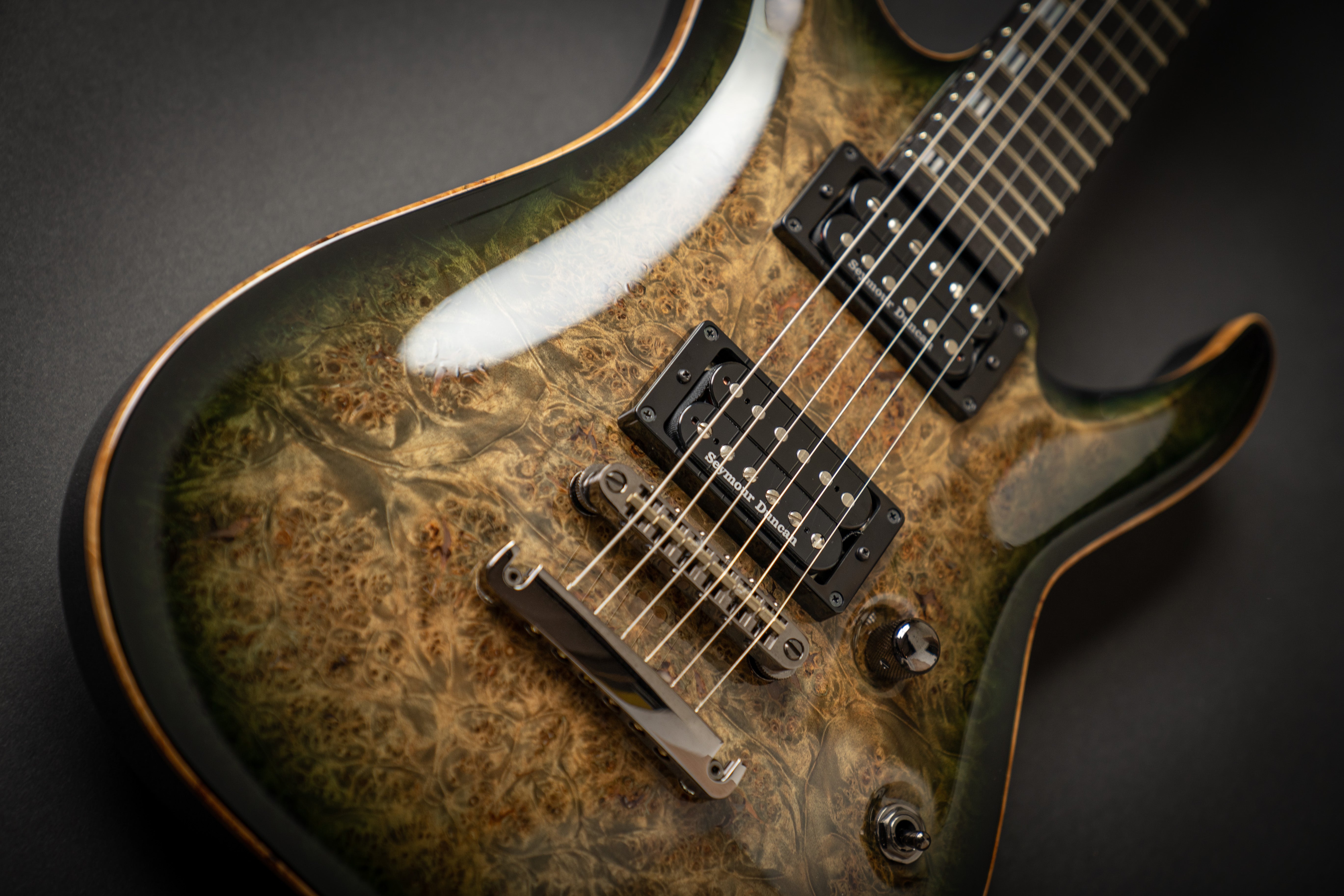 ESP Custom Shop Horizon-CTM NT-BM Reptile Black Burst (E0540202