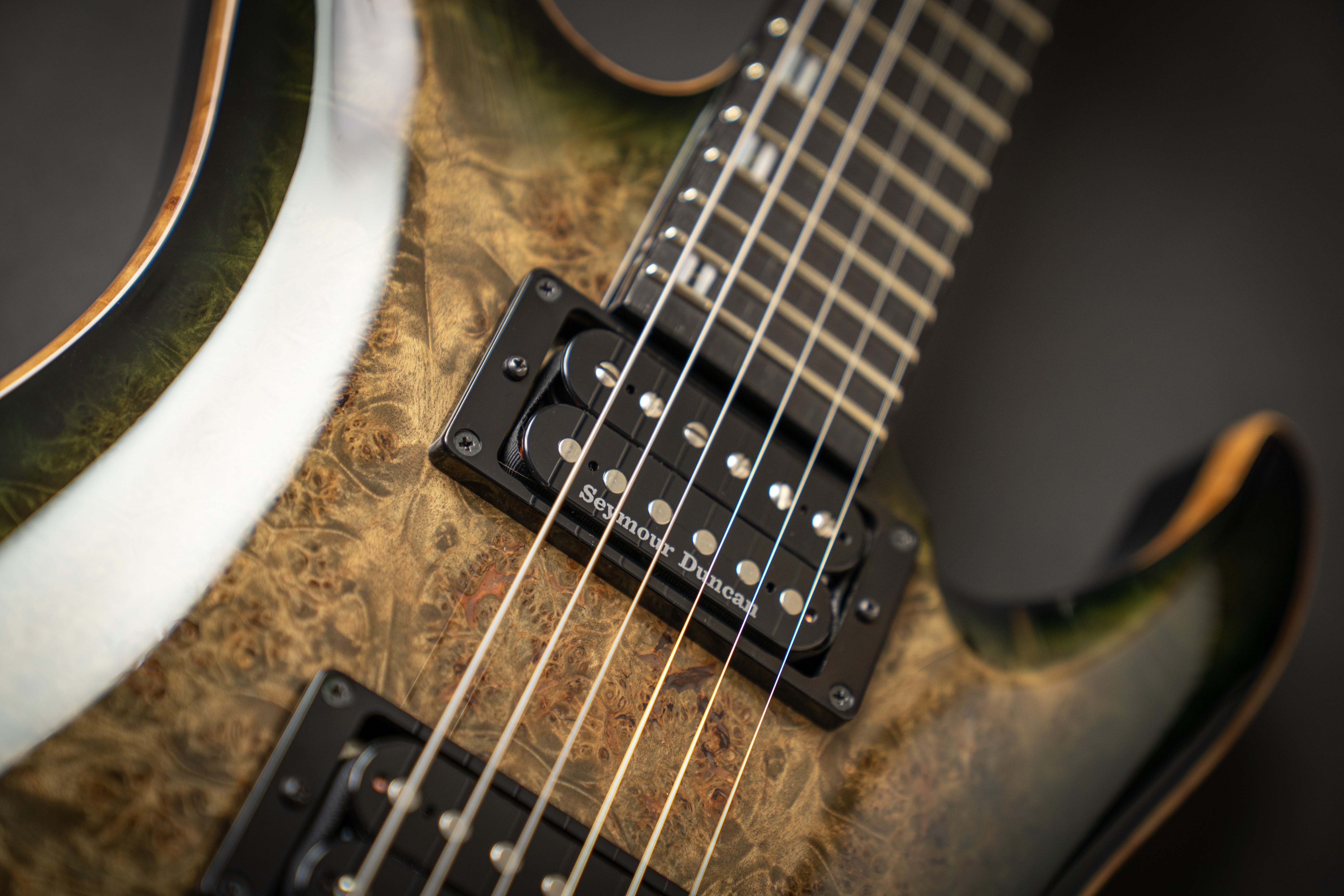 ESP Custom Shop Horizon-CTM NT-BM Reptile Black Burst