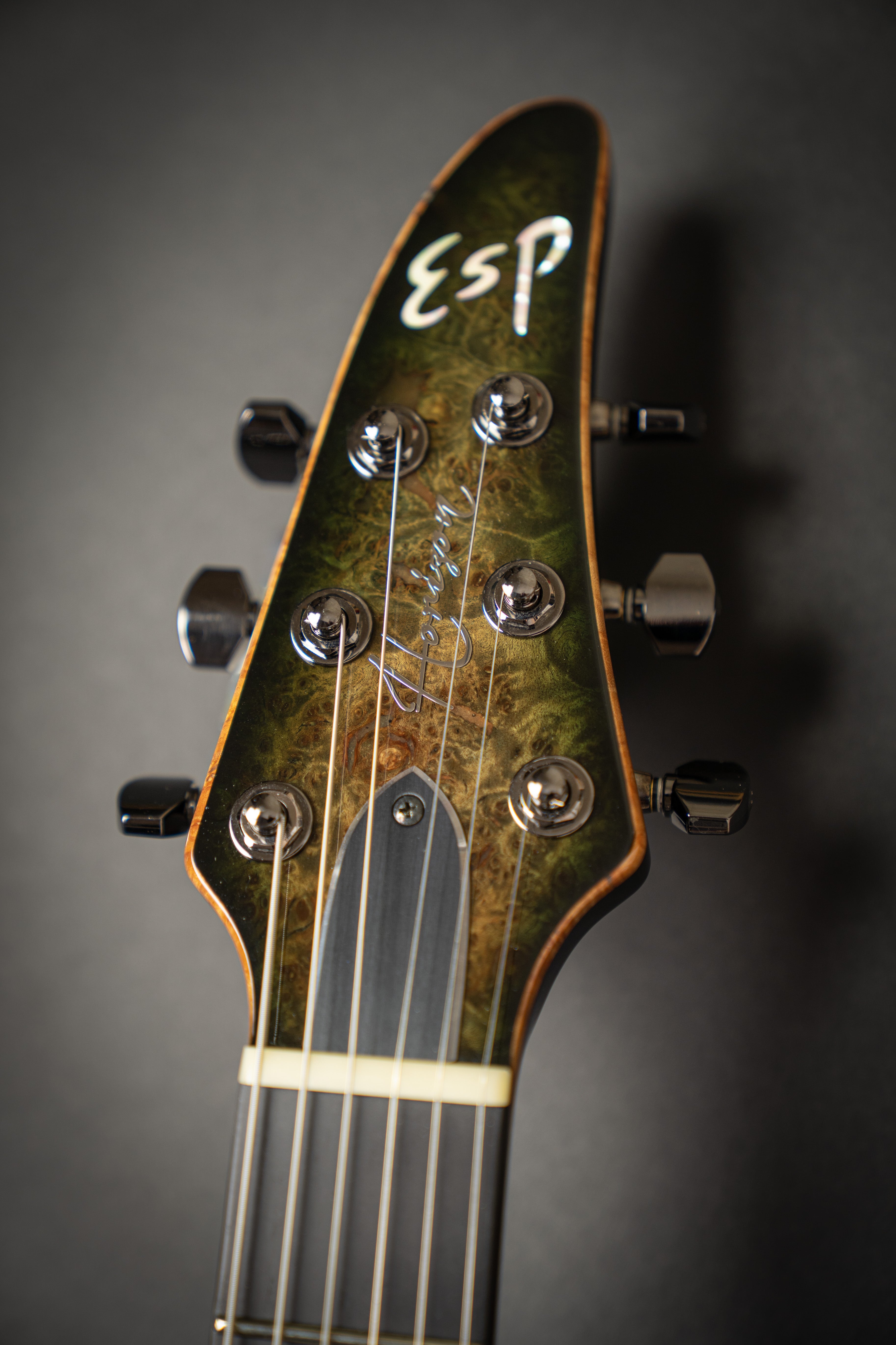 ESP Custom Shop Horizon-CTM NT-BM Reptile Black Burst (E0540202
