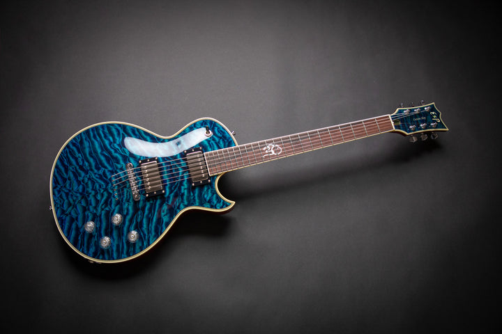 Custom Shop KN - One Of A Kind - Eclipse CTM See-Thru Blue QM