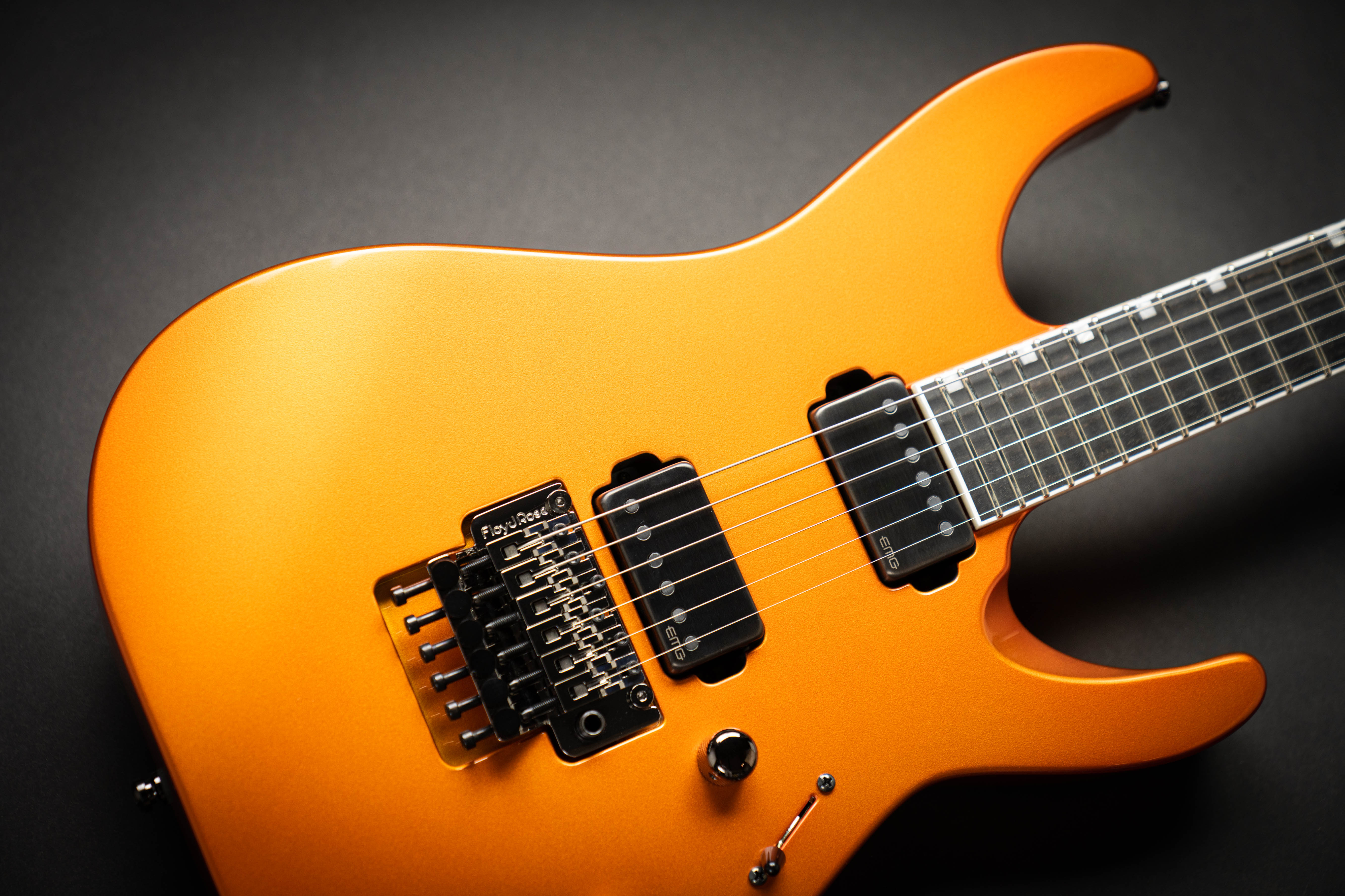 ESP Custom Shop M-II CTM FR-E Candy Orange Metallic