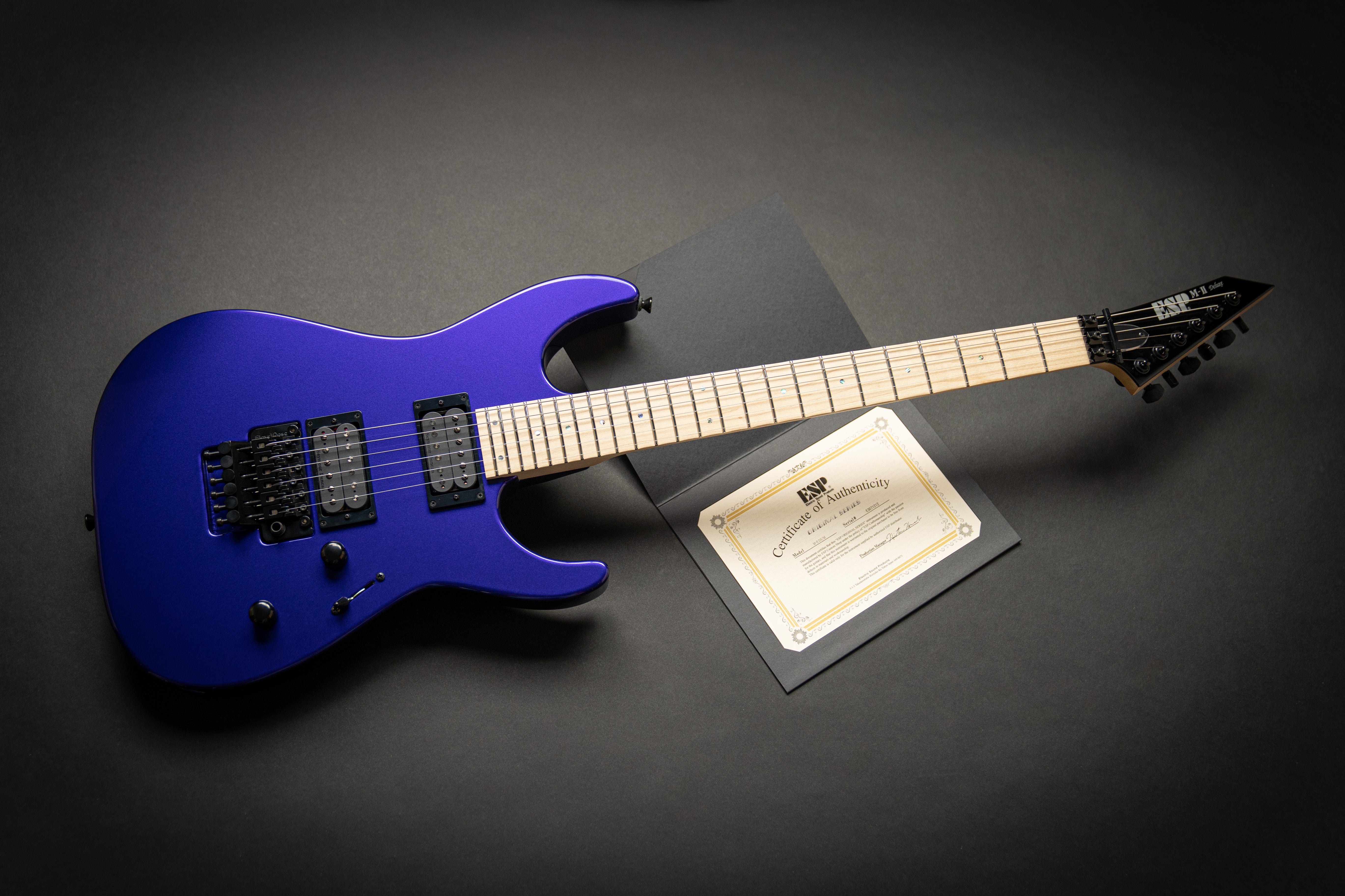 ESP Custom Shop M-II DX-M Purple Metallic (E3071212) – Guitars