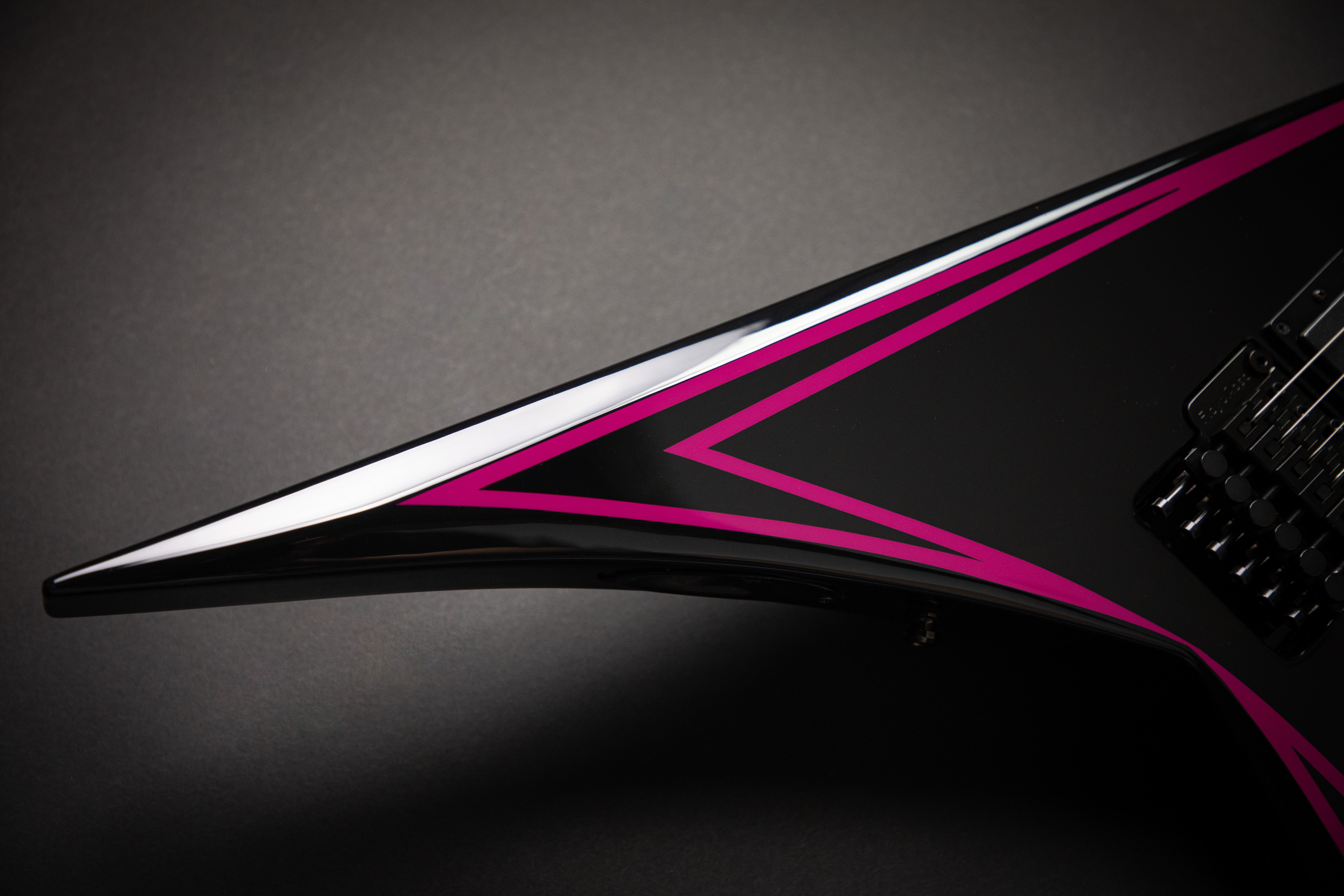 Edwards E-AL-166 Pink Sawtooth (ED2116494) – Guitars Rebellion