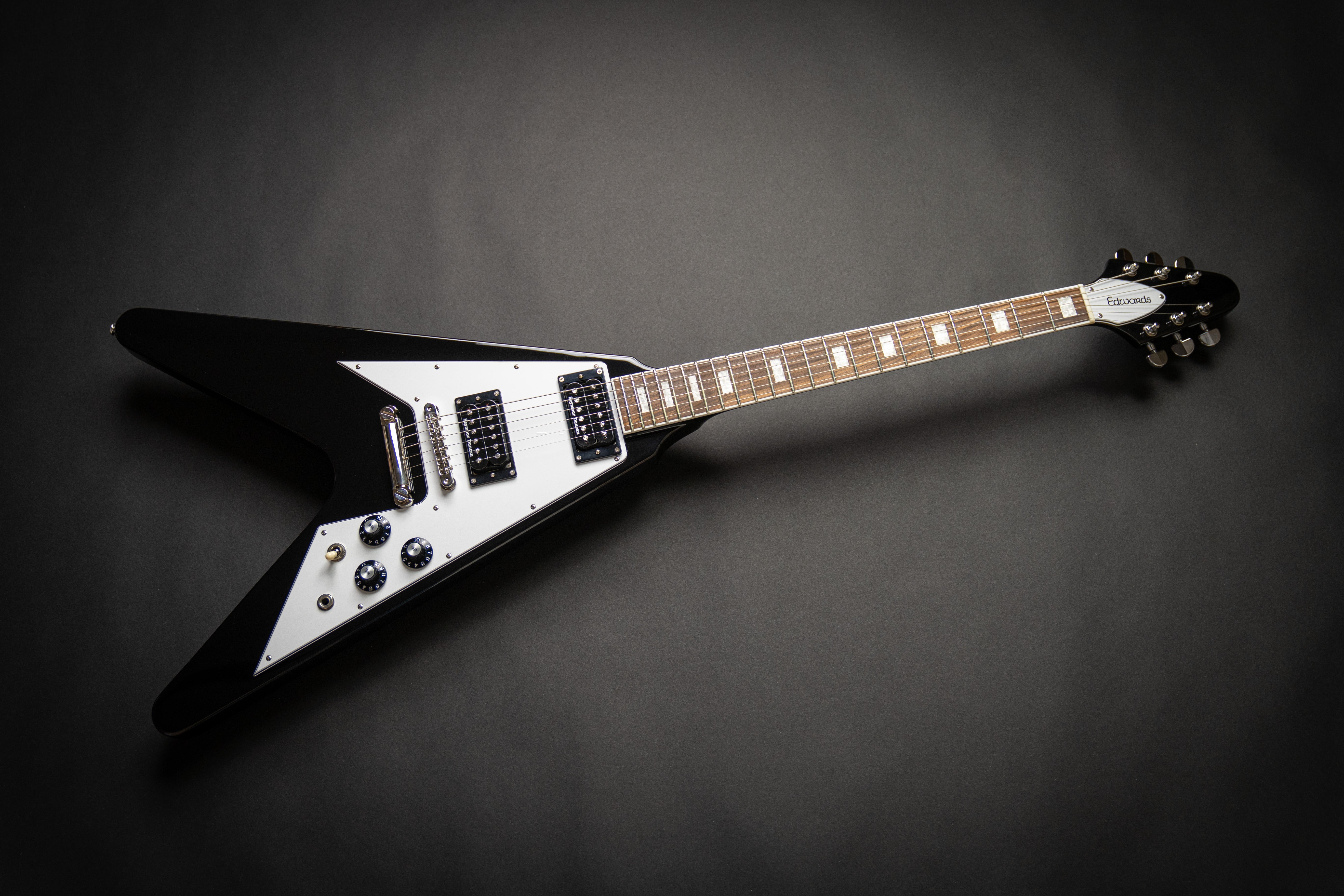 Edwards E-FV-120D Black (ED2115557P) – Guitars Rebellion