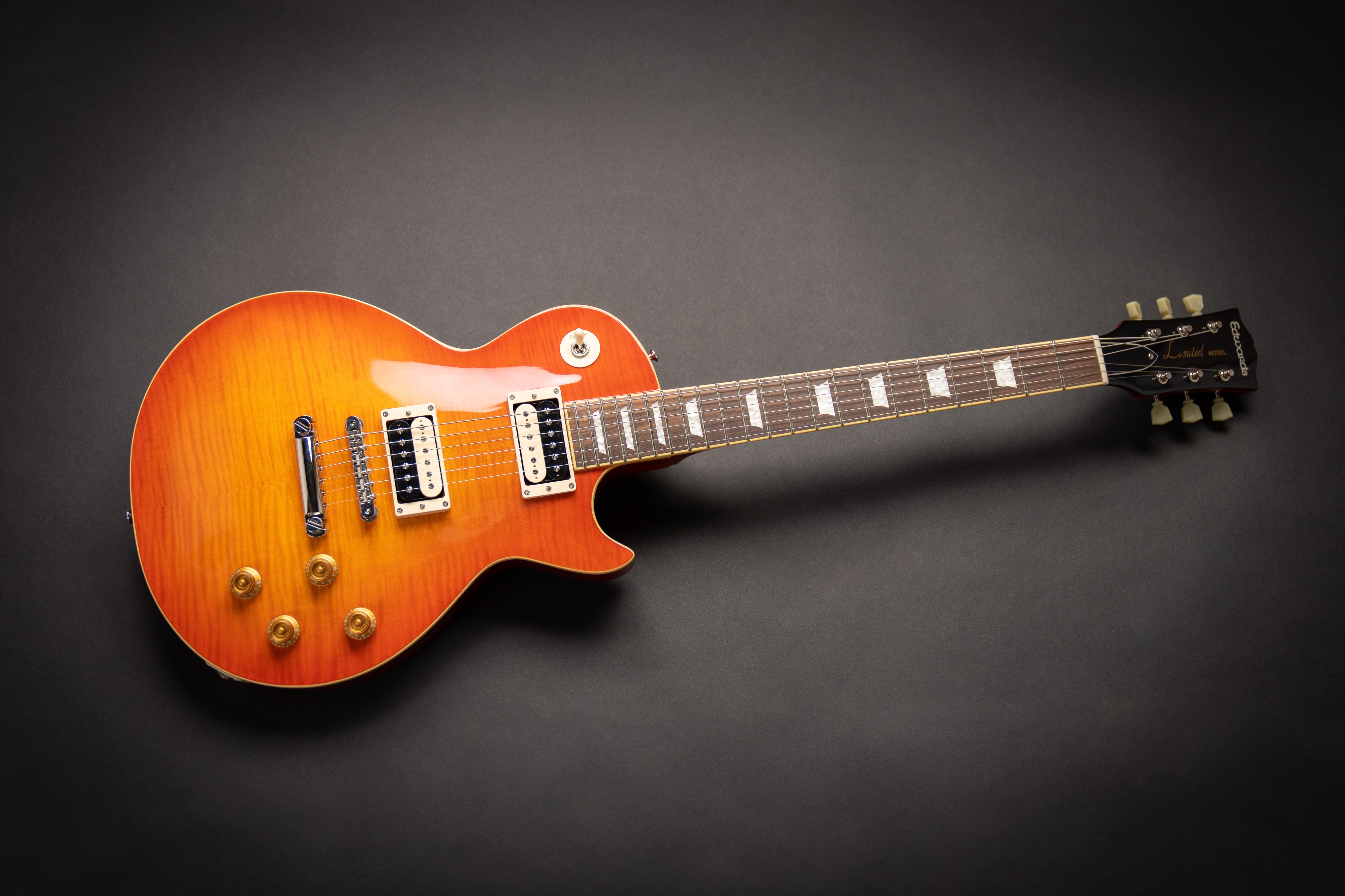 Edwards E-LPS Vintage Honey Burst (ED2209594P) – Guitars Rebellion