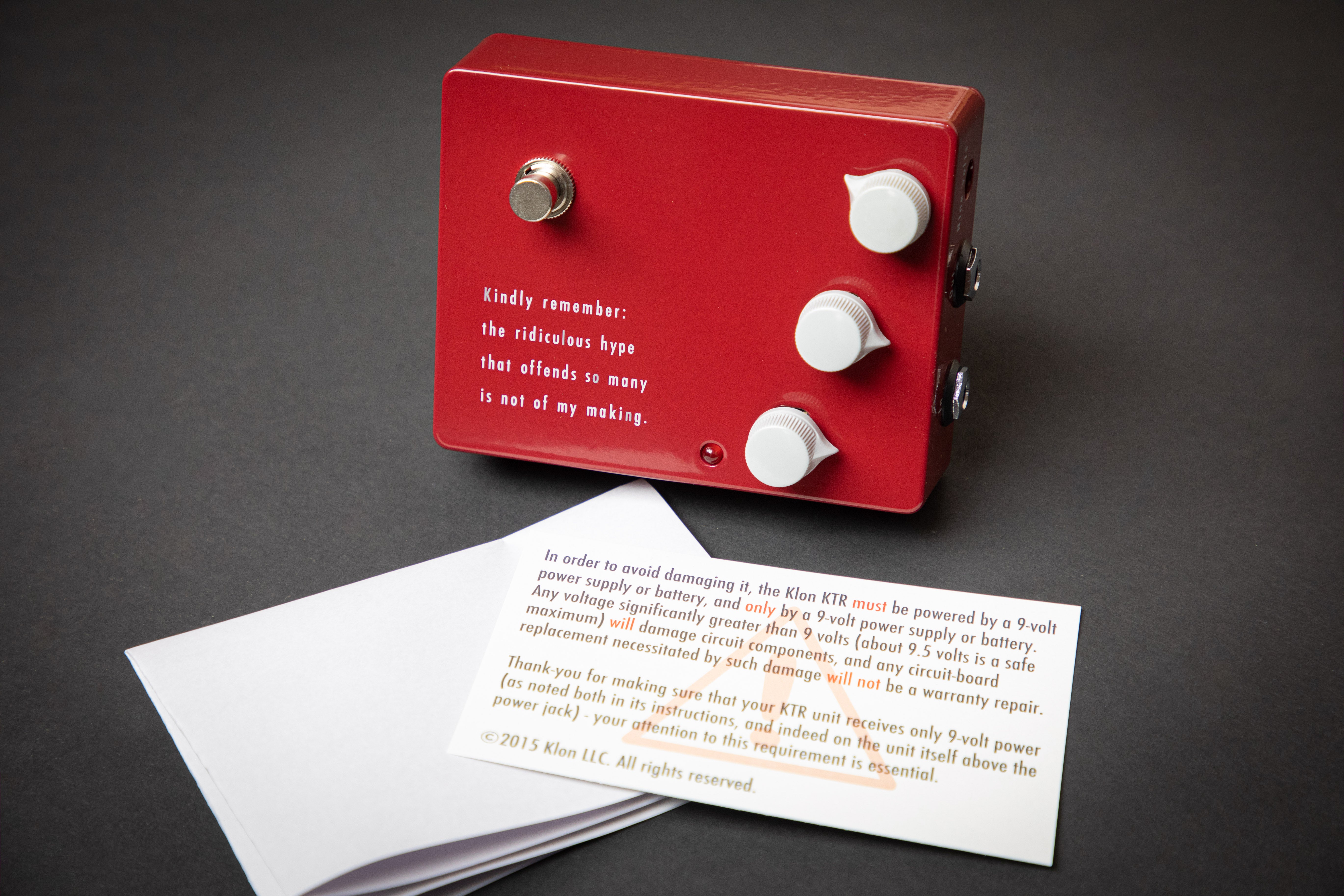 ギター Klon KTR Klon KLON: KTR 2010 0 Effect For Sale TCGAKKI