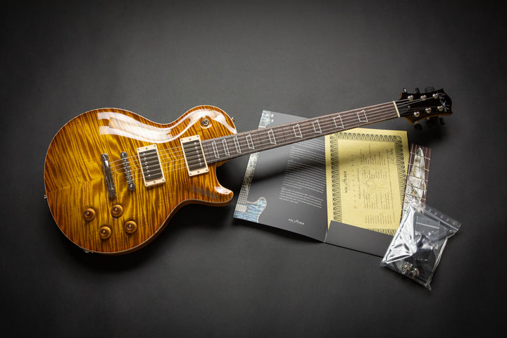 Orca Faded Sunburst Fat Back Exceptional Curly Maple Top (03277)