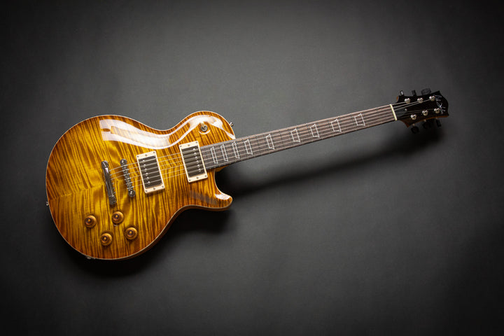 Orca Faded Sunburst Fat Back Exceptional Curly Maple Top (03277)