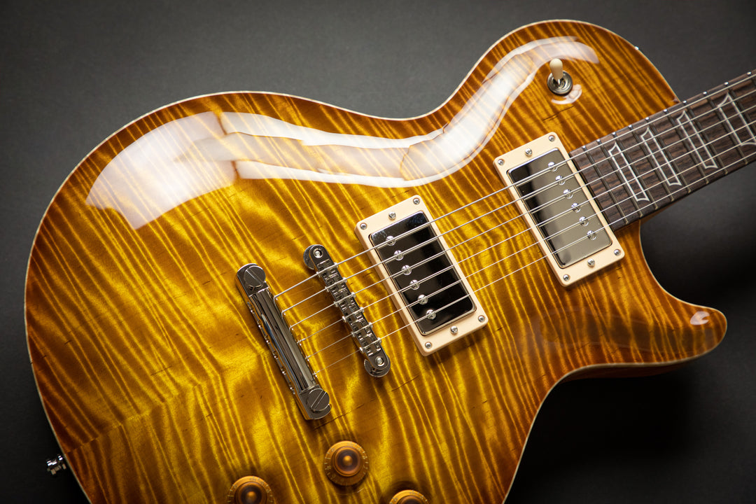 Orca Faded Sunburst Fat Back Exceptional Curly Maple Top (03277)