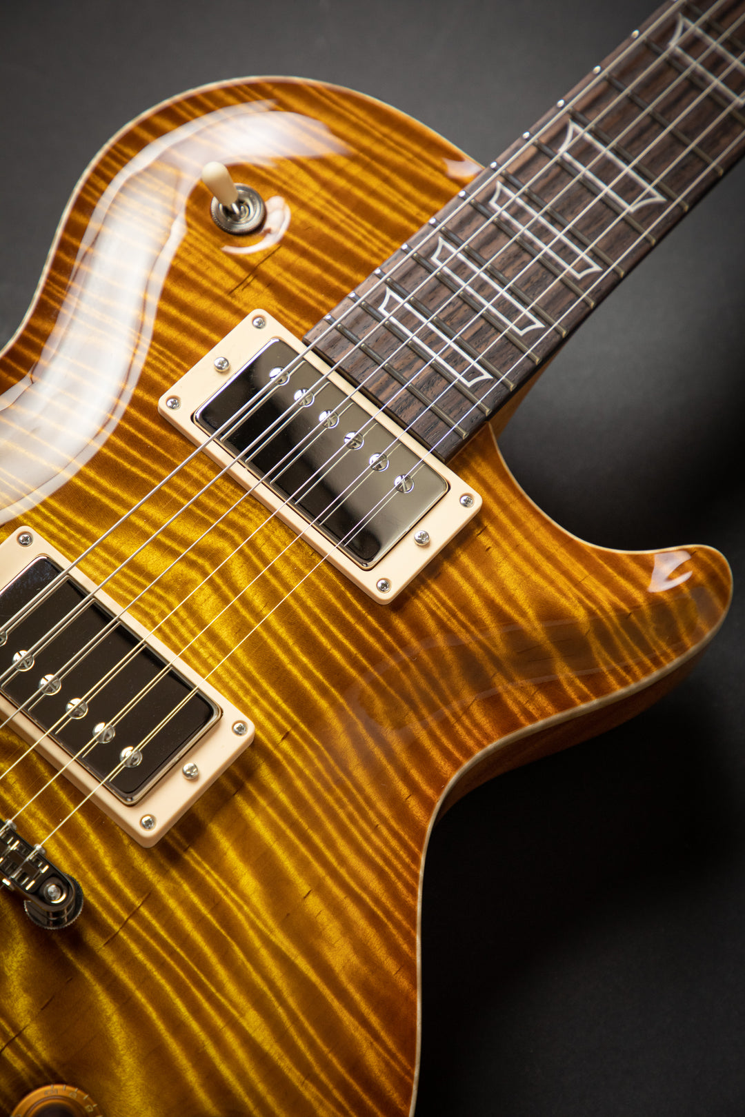 Orca Faded Sunburst Fat Back Exceptional Curly Maple Top (03277)