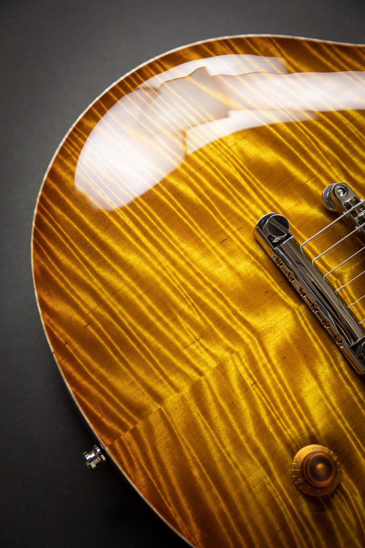 Orca Faded Sunburst Fat Back Exceptional Curly Maple Top (03277)