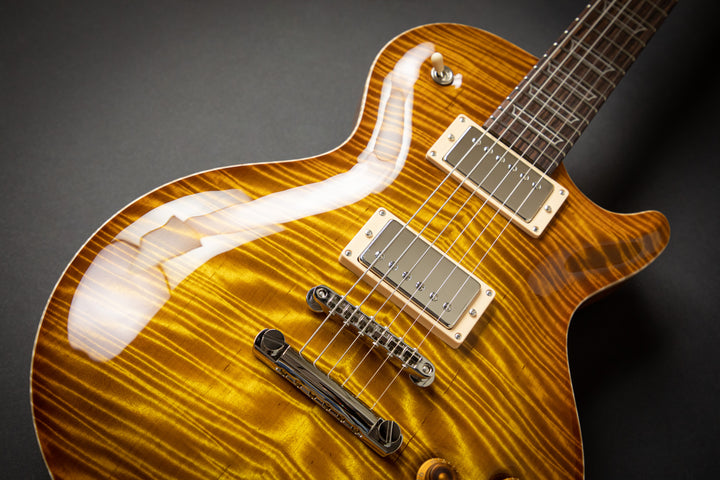Orca Faded Sunburst Fat Back Exceptional Curly Maple Top (03277)