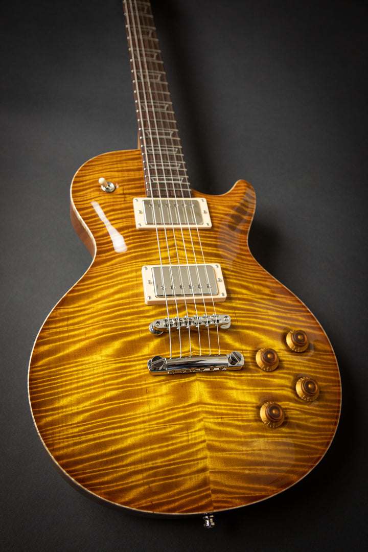 Orca Faded Sunburst Fat Back Exceptional Curly Maple Top (03277)