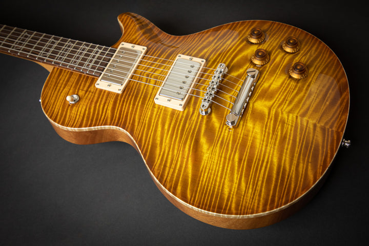 Orca Faded Sunburst Fat Back Exceptional Curly Maple Top (03277)