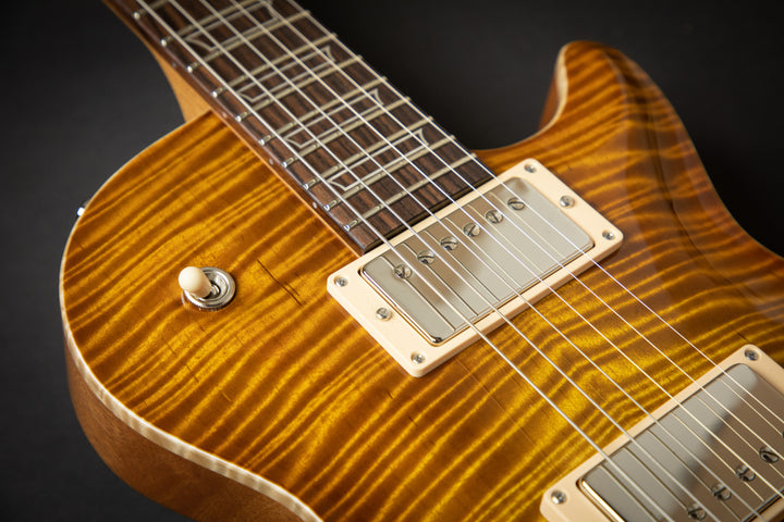 Orca Faded Sunburst Fat Back Exceptional Curly Maple Top (03277)