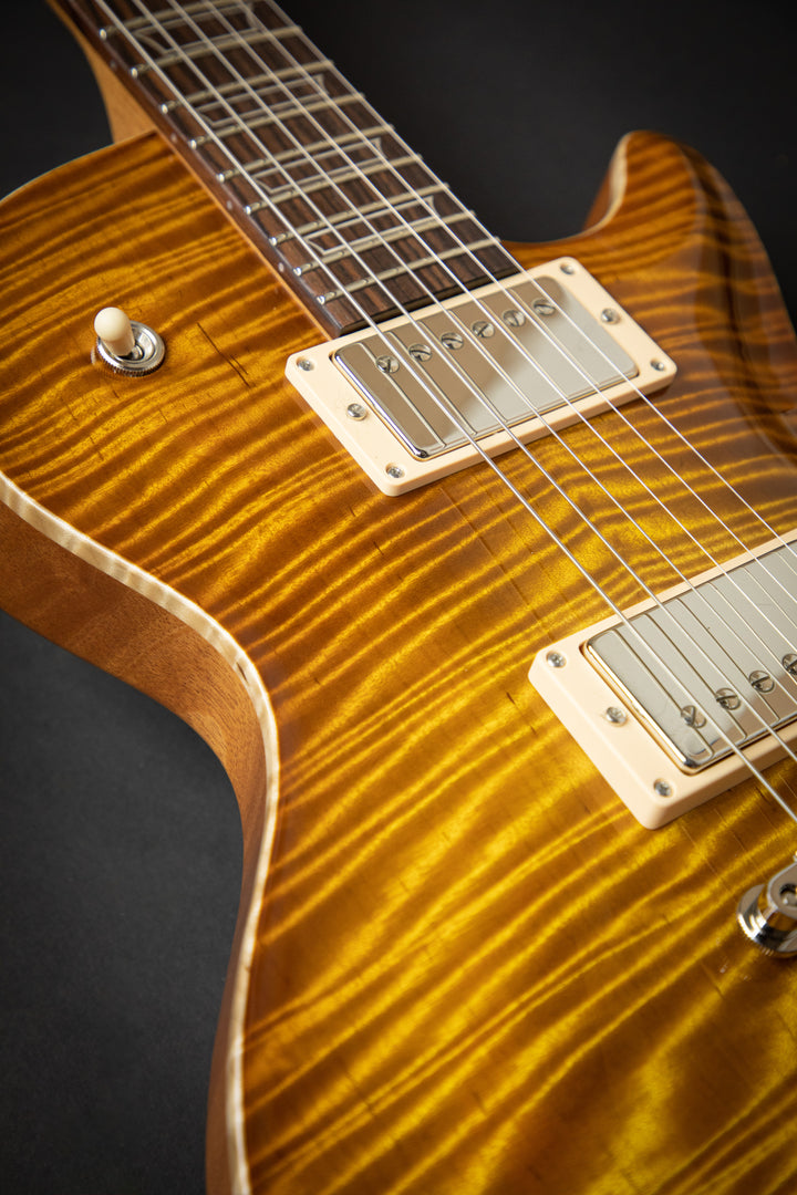 Orca Faded Sunburst Fat Back Exceptional Curly Maple Top (03277)