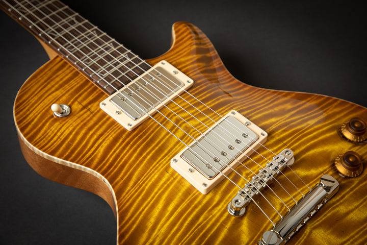Orca Faded Sunburst Fat Back Exceptional Curly Maple Top (03277)
