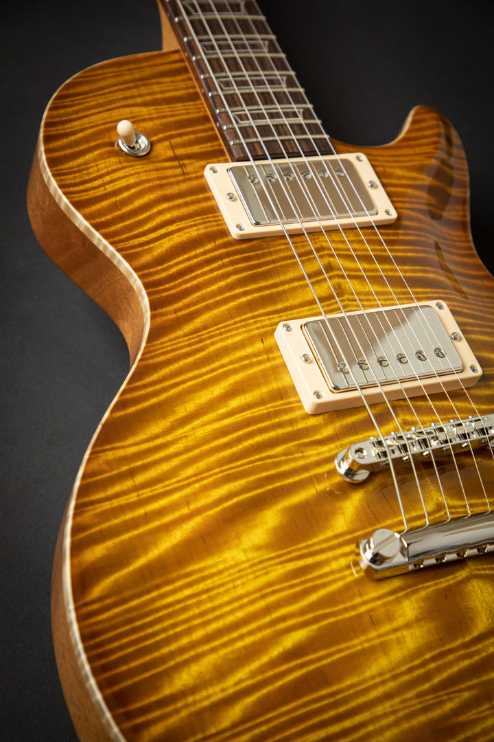 Orca Faded Sunburst Fat Back Exceptional Curly Maple Top (03277)