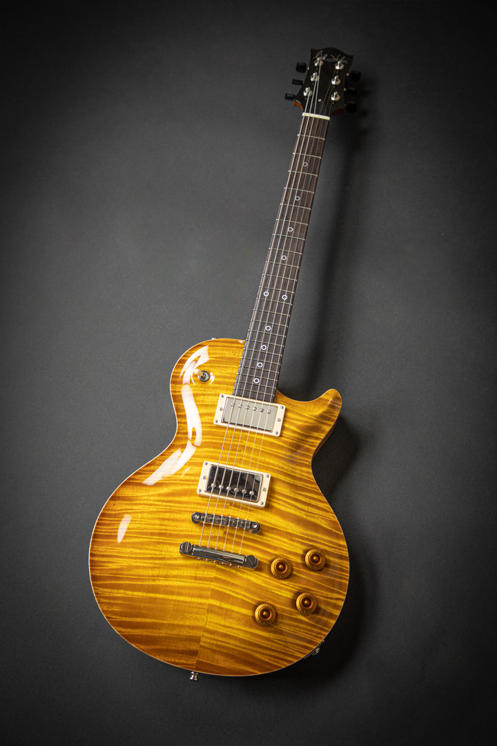 Orca Faded Sunburst Fat Back Exceptional Curly Maple Top (93001)