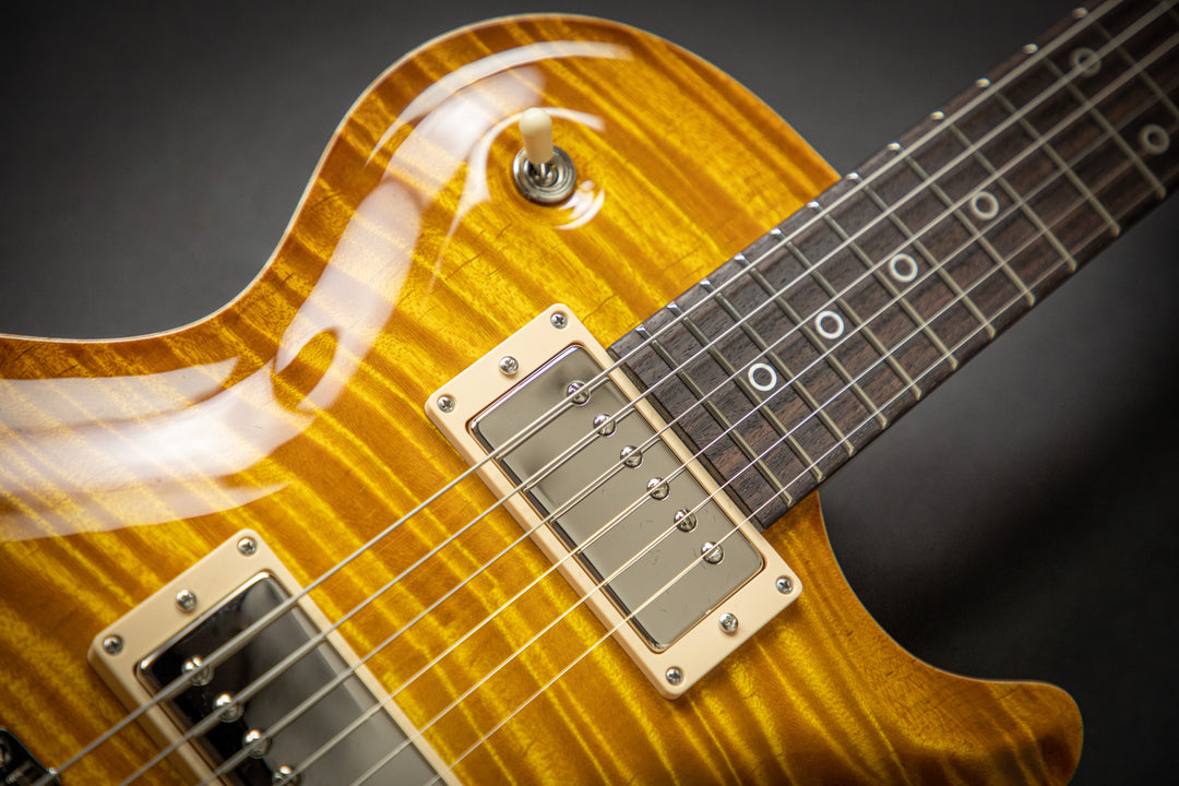 Orca Faded Sunburst Fat Back Exceptional Curly Maple Top (93001)