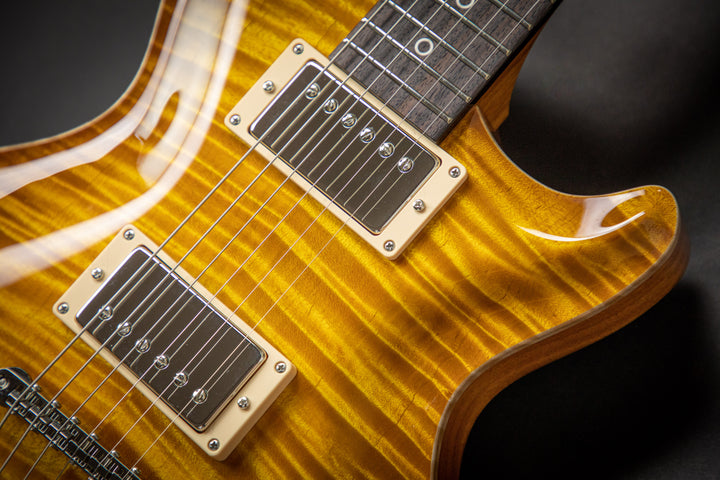 Orca Faded Sunburst Fat Back Exceptional Curly Maple Top (93001)