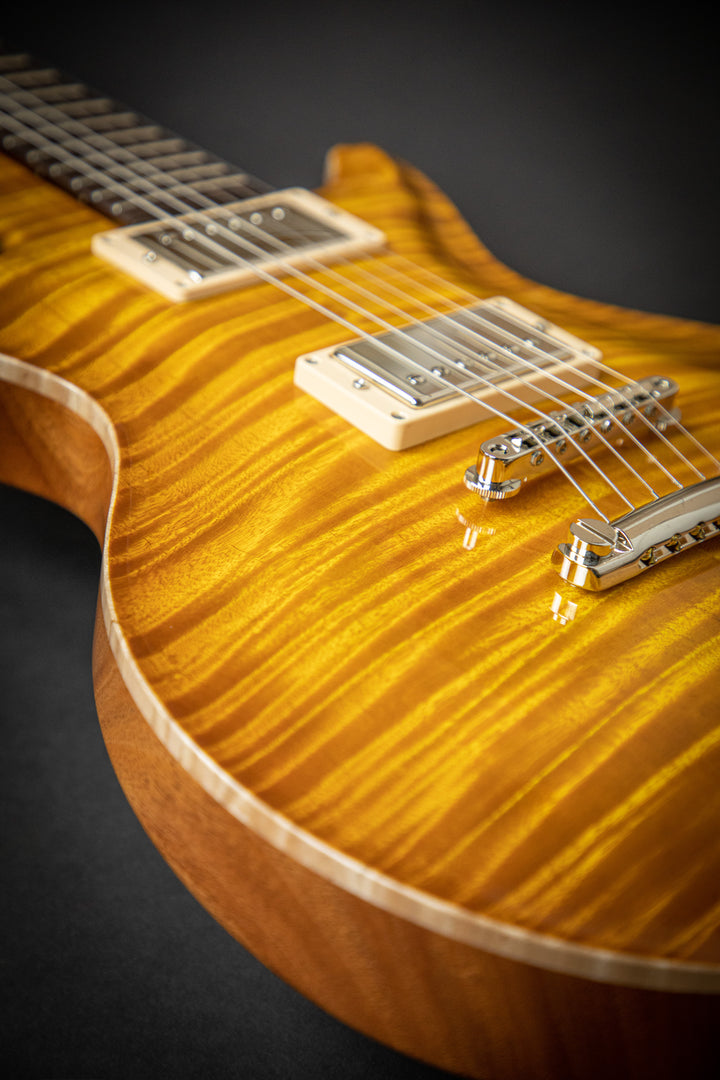 Orca Faded Sunburst Fat Back Exceptional Curly Maple Top (93001)