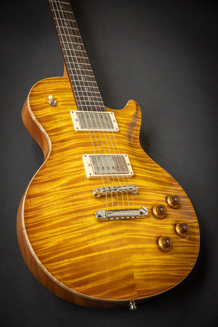 Orca Faded Sunburst Fat Back Exceptional Curly Maple Top (93001)