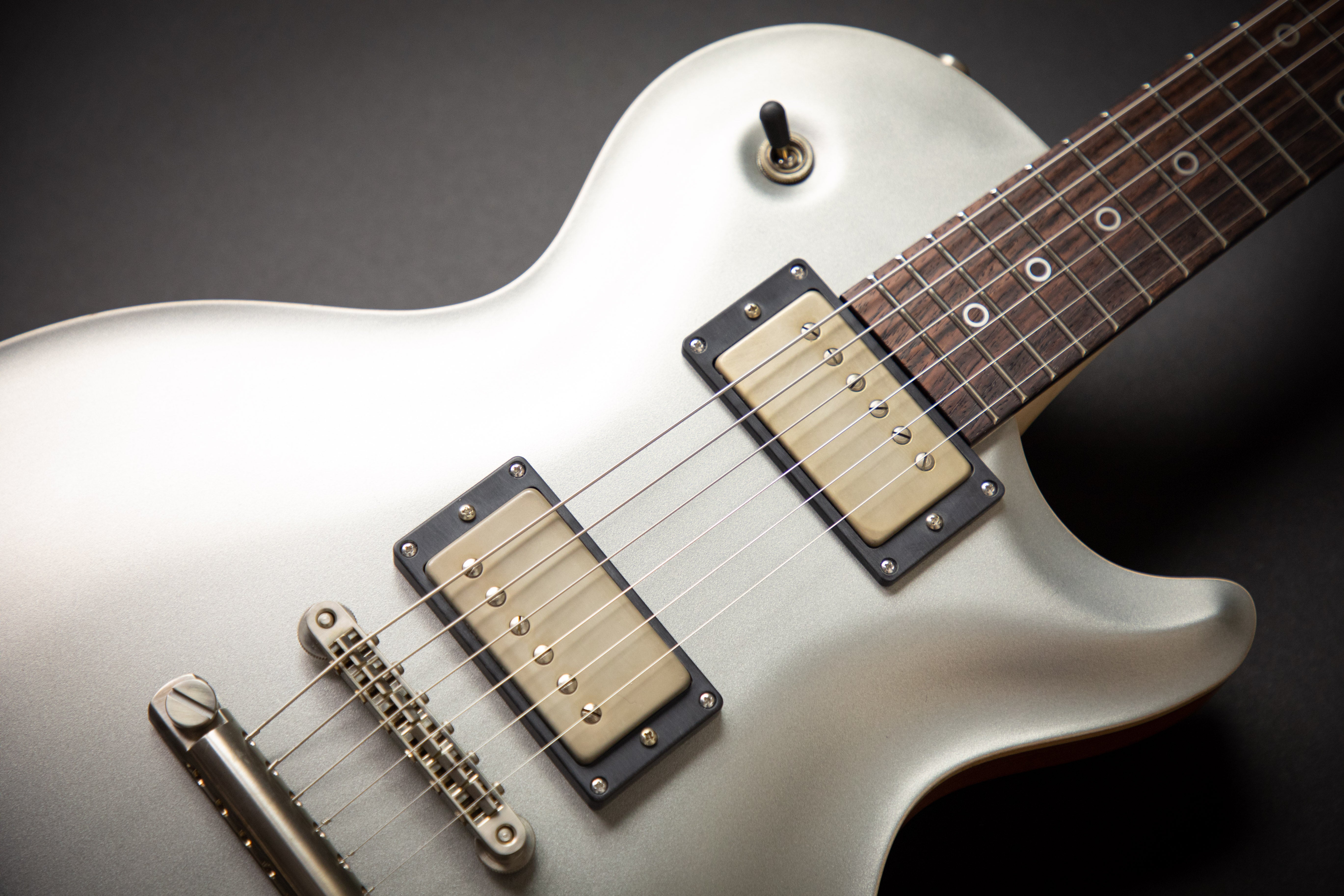 Nik Huber Orca Worn Platinum Silver Exp Curly Maple Neck (03372