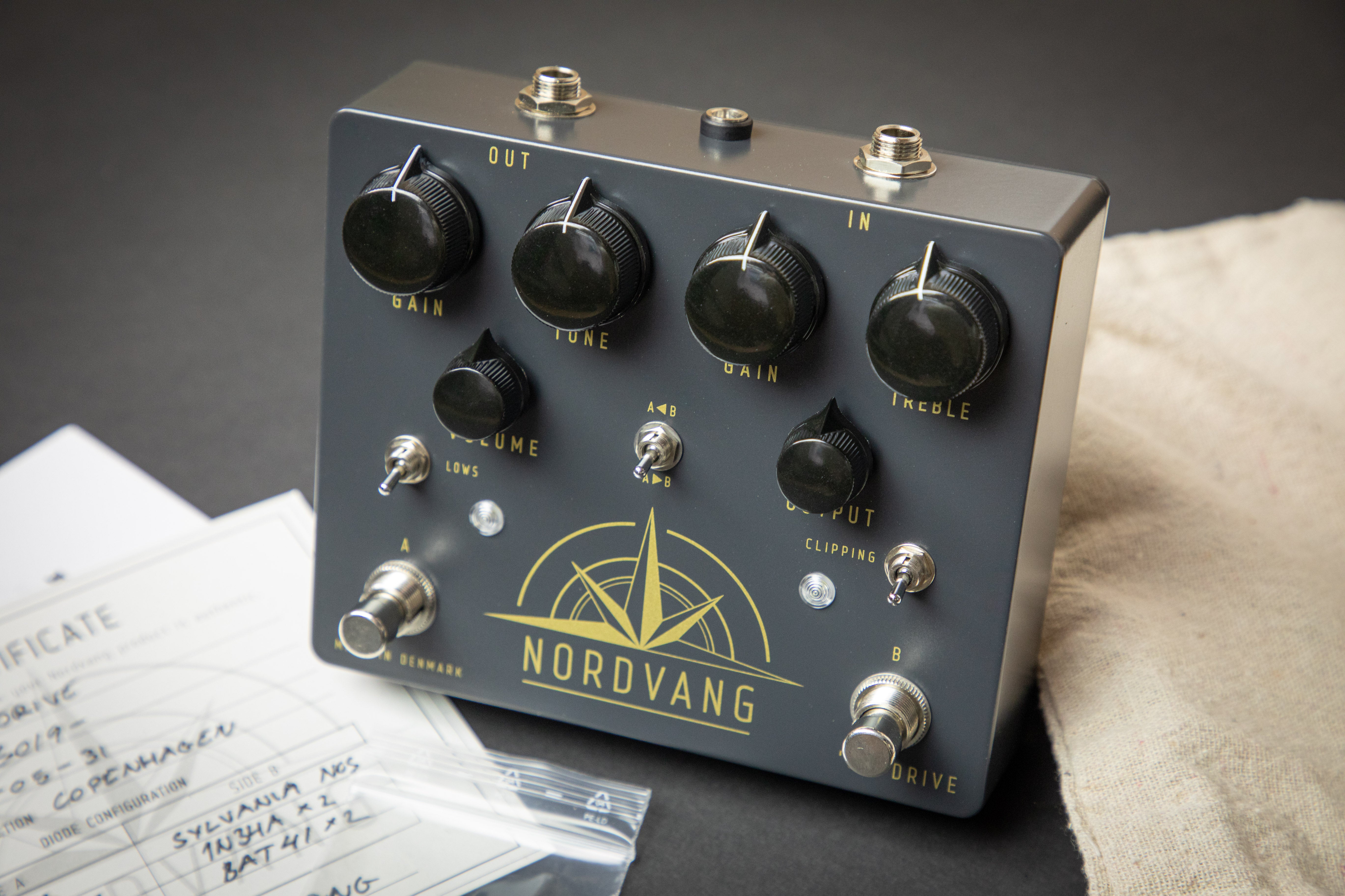 Nordvang '83 Dual Overdrive Pedal V2.0 - Bluesbreaker / Klon