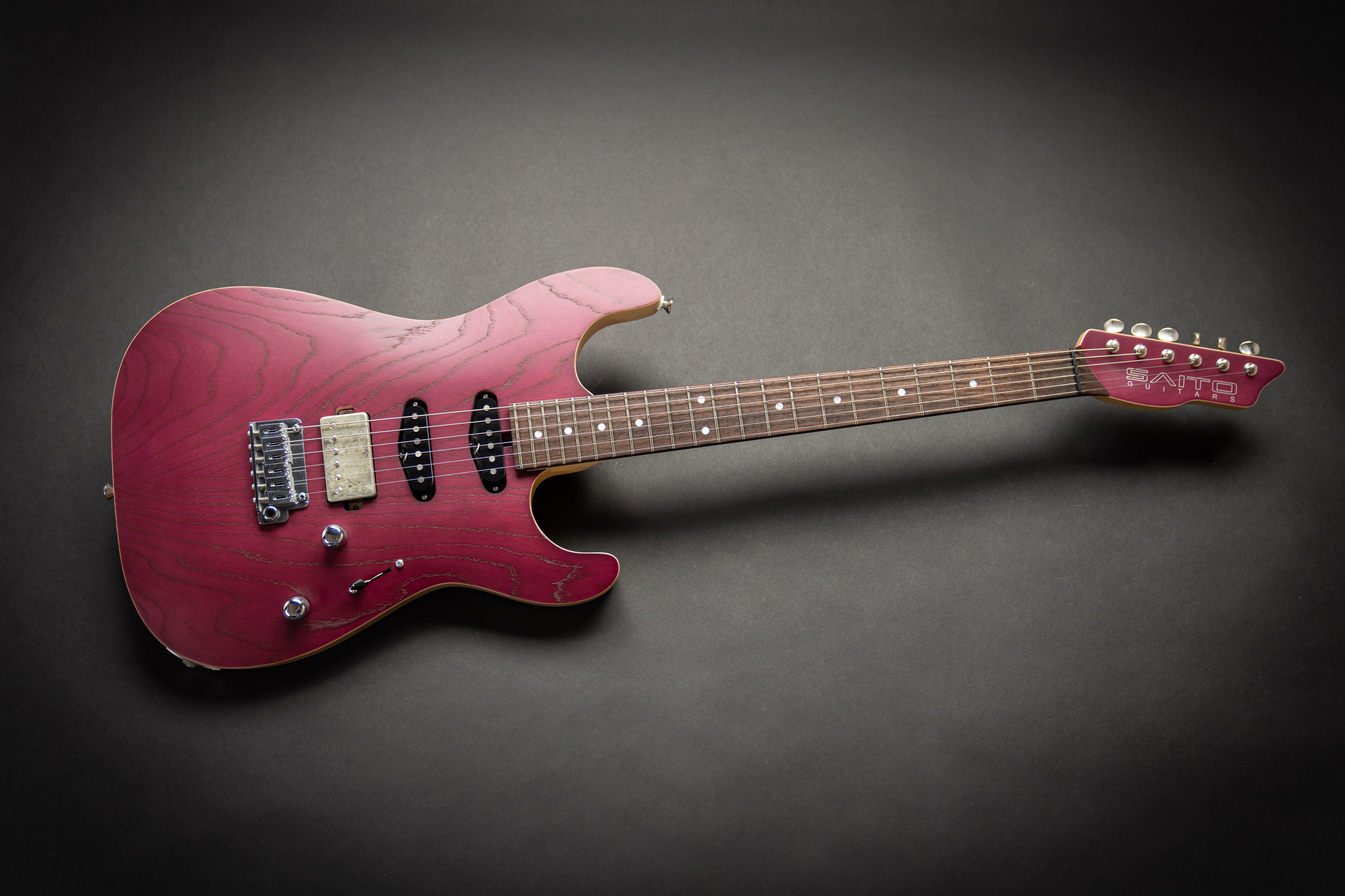 Saito S-622 Custom Trans Purple (191017) – Guitars Rebellion