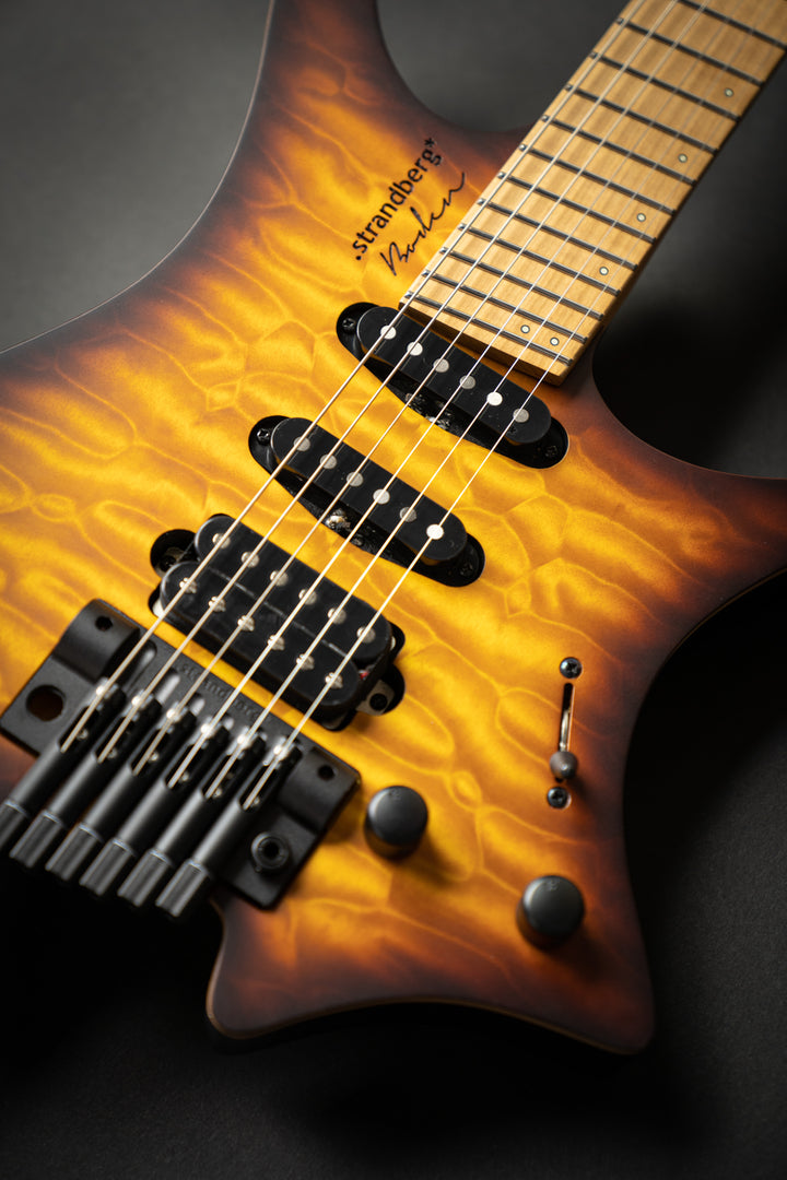 Boden Standard 6 Tremolo QM Bengal Burst (C2111947)