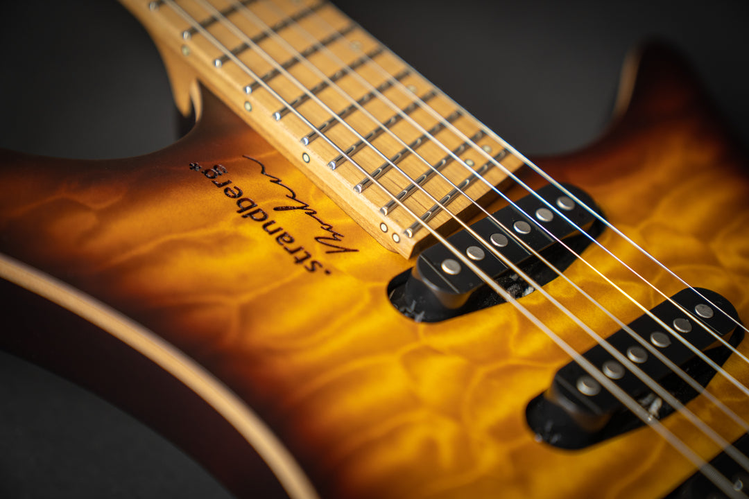Boden Standard 6 Tremolo QM Bengal Burst (C2111947)