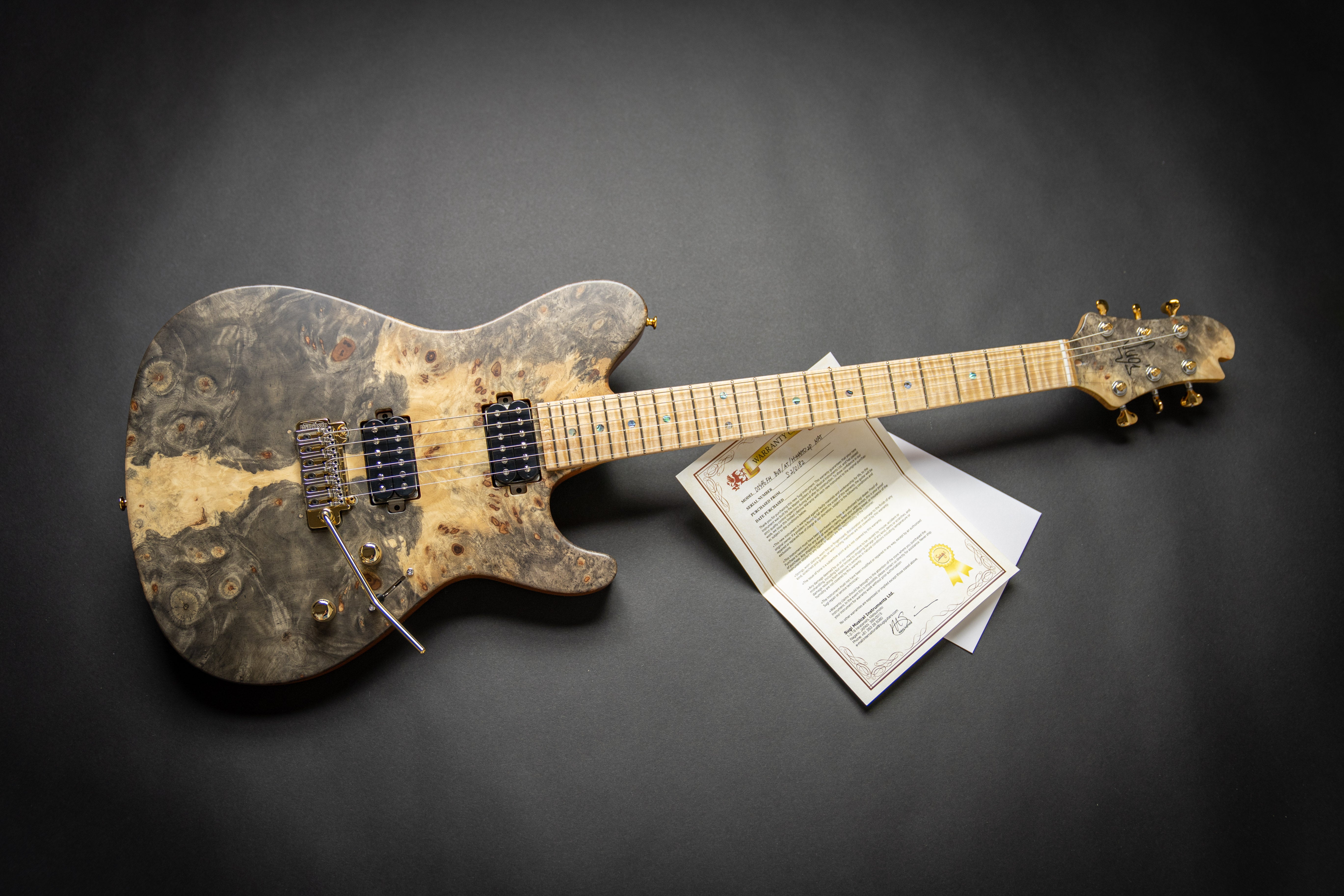 ギター Sugi DH496C EU-FM/AT/MAHO BMB (DS496) Sugi Custom Order DS496C BM-EX HM F-Maho Whistling Thrush