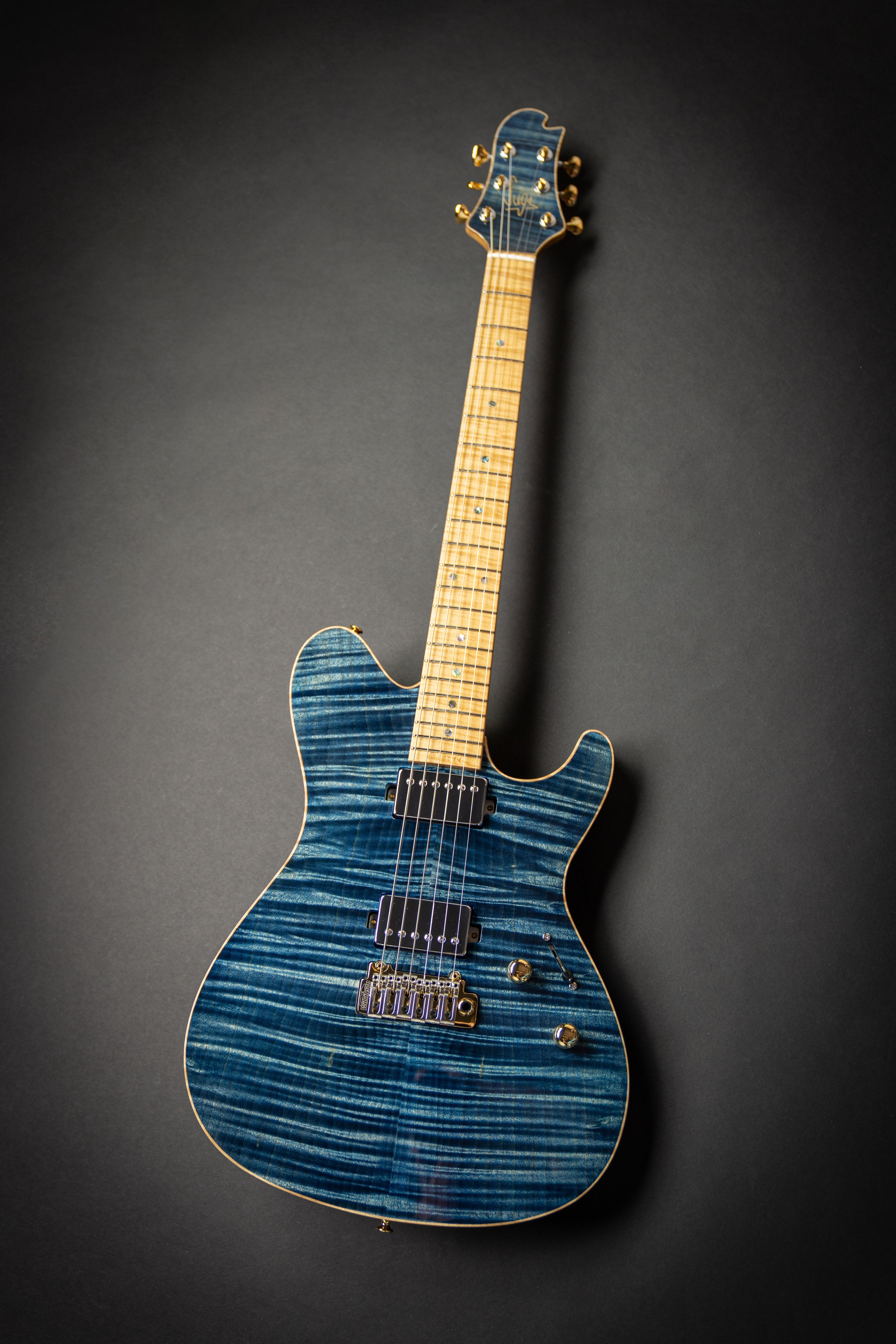 Sugi DS496 FM-FM-MH Marine Blue (S220044) – Guitars Rebellion