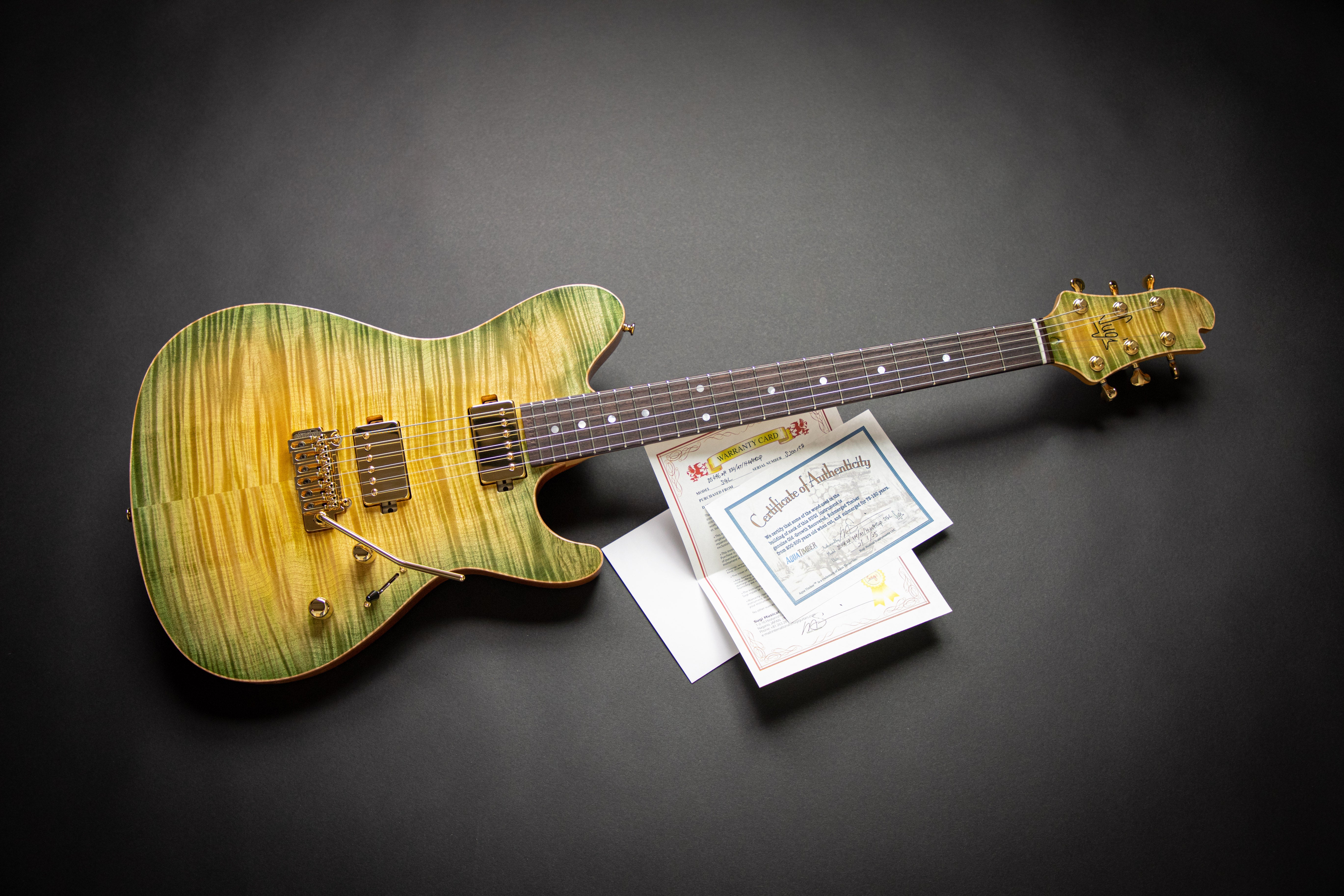 Sugi DS496 WE Sour Green Lemon (S200157) – Guitars Rebellion