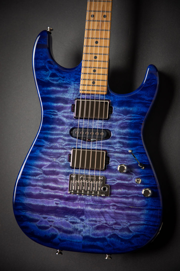 Drop Top Abalone to Deep Ocean Blue Burst (110520A)