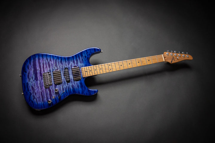 Drop Top Abalone to Deep Ocean Blue Burst (110520A)