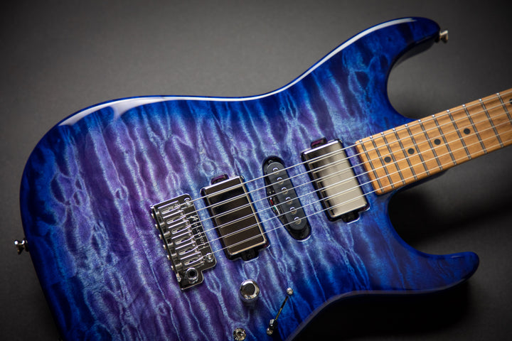 Drop Top Abalone to Deep Ocean Blue Burst (110520A)