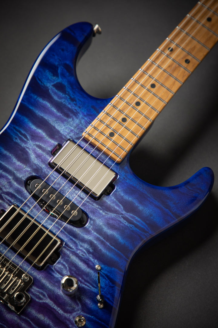 Drop Top Abalone to Deep Ocean Blue Burst (110520A)