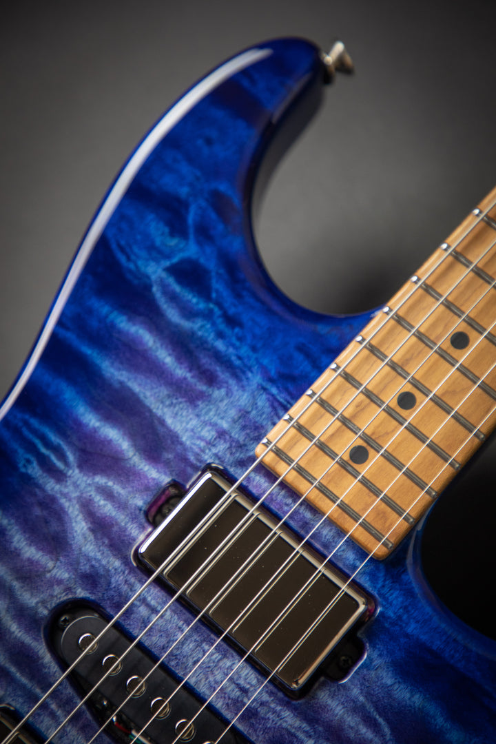 Drop Top Abalone to Deep Ocean Blue Burst (110520A)