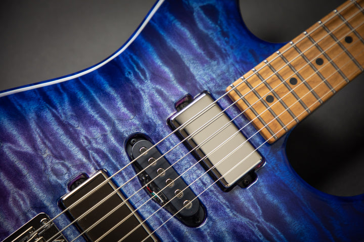 Drop Top Abalone to Deep Ocean Blue Burst (110520A)