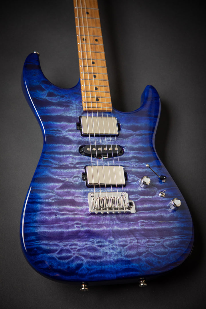 Drop Top Abalone to Deep Ocean Blue Burst (110520A)