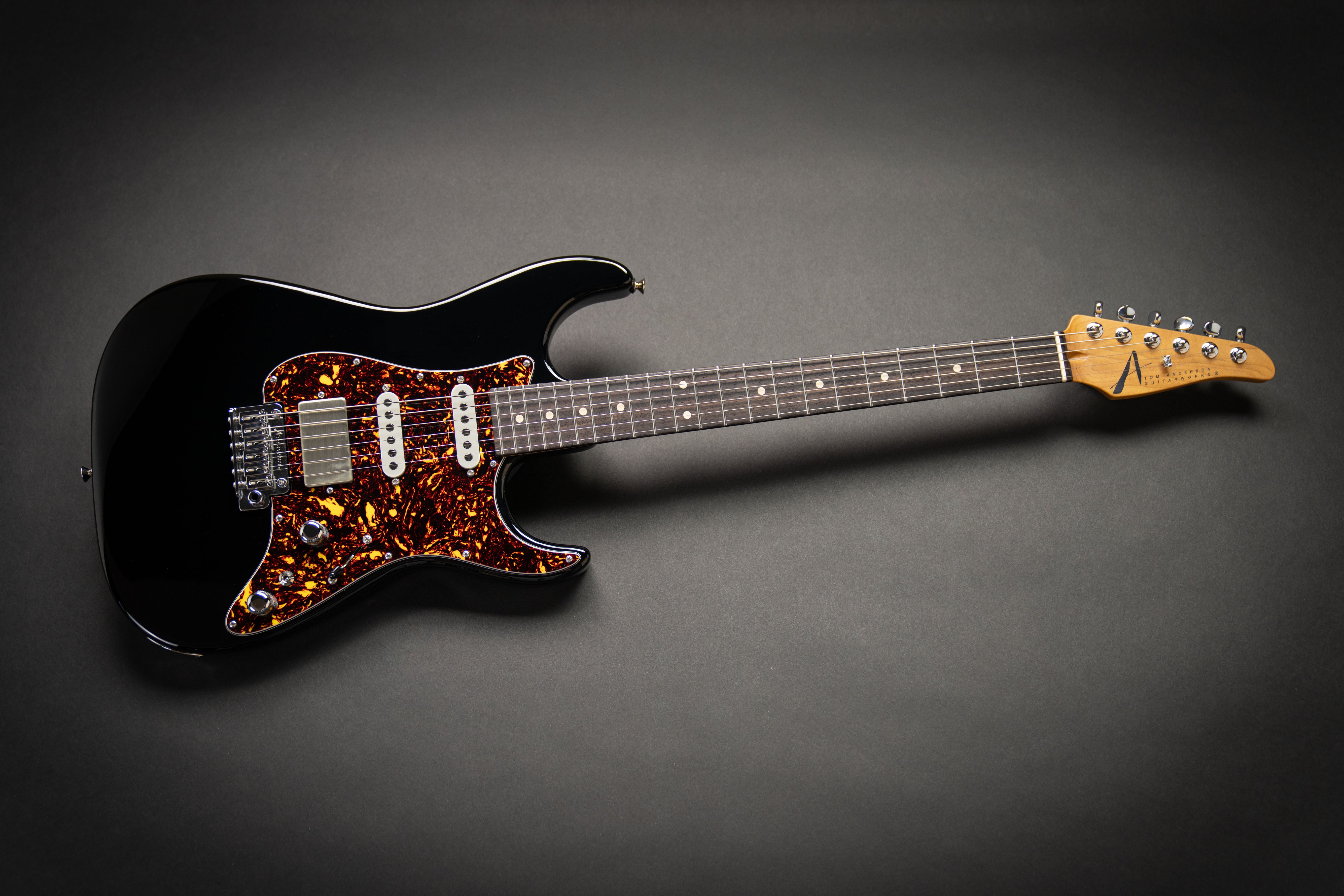 ギター Tom Anderson Classic Black Tom Anderson The Classic Black (122622P) – Guitars Rebellion
